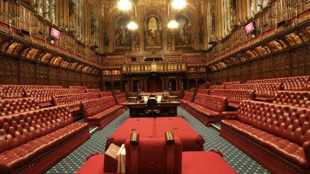 Read leather benches of the House of Lords |Photo: Wonkhe